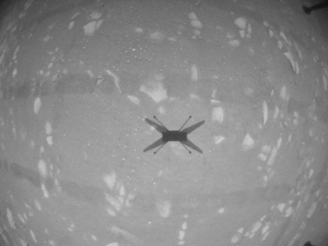 NASA’s Ingenuity helicopter on Mars sets speed record in third flight – CNET